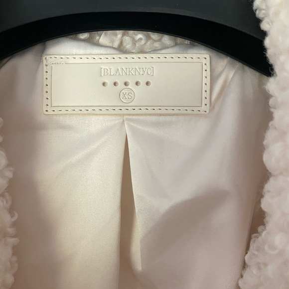 BLANK NYC SEA SALT FAUX SHERPA COAT - Picture 4 of 6